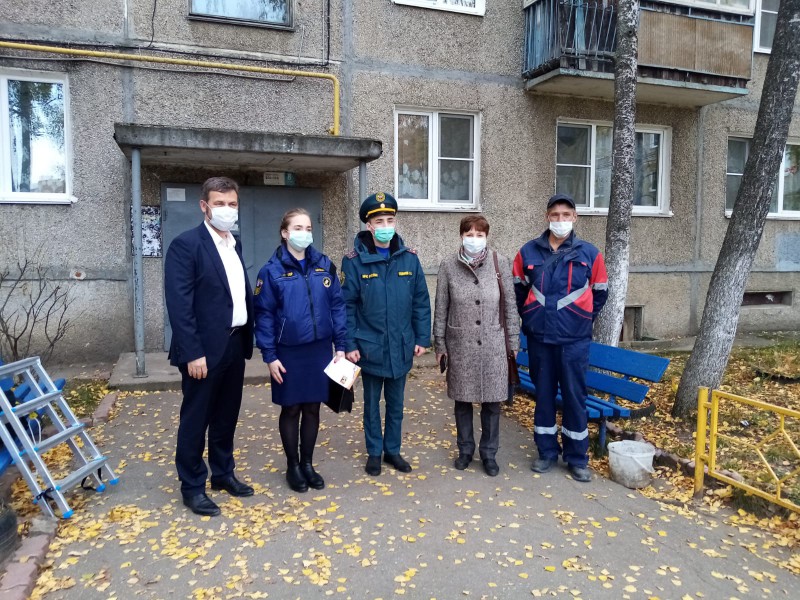 Сергей Пляскин принял участие в районной программе по профилактике пожаров