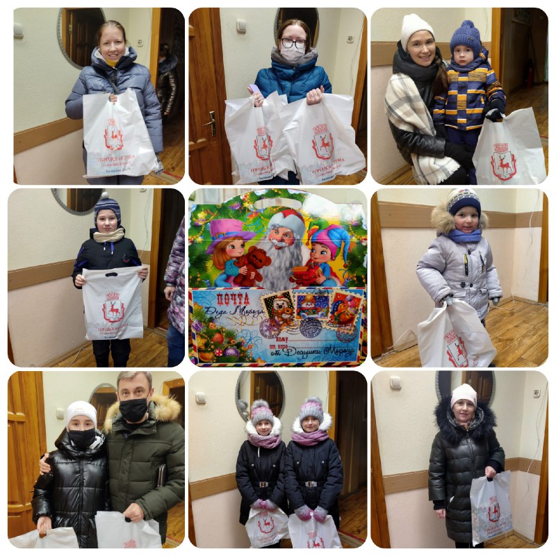 Ольга Балакина поздравила с Новым годом ребят из многодетных и малообеспеченных семей