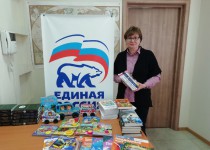 Ольга Балакина приняла участие в акции «Книги детям Донбасса»