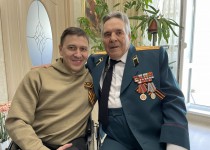 Роман Пономаренко поздравил ветеранов Великой Отечественной войны с Днем Победы