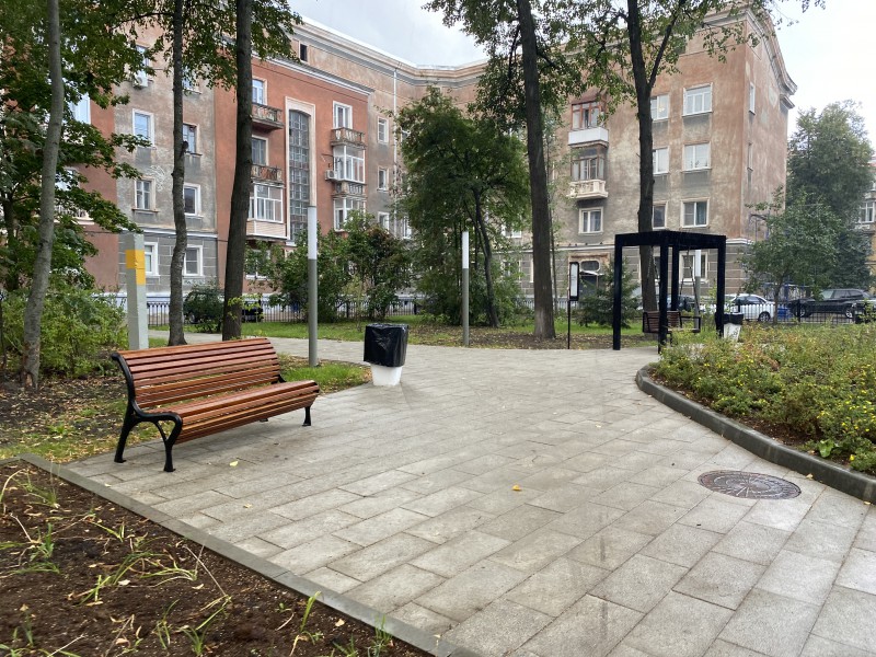 Сквер на Березовской улице