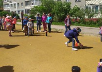 На территории ТОС №5 состоялось спортивное мероприятие к 90 -летию Автозаводского района «90 шагов к победе»