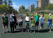 В сквере имени Прыгунова прошла товарищеская встреча по футболу среди подростков