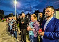 Сергей Пляскин принял участие в акции «Свеча памяти» в Сормове