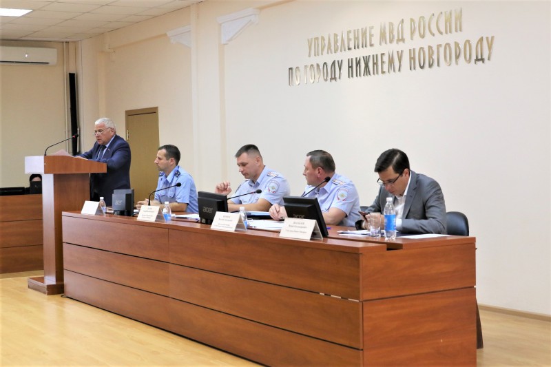 Владимир Тарасов принял участие в расширенном оперативном совещании УМВД России по Нижнему Новгороду