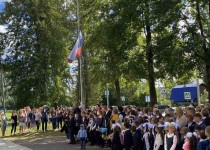 Совет ТОС №14 пос. Новое Доскино принял участие в торжественной линейке, посвященной Дню знаний