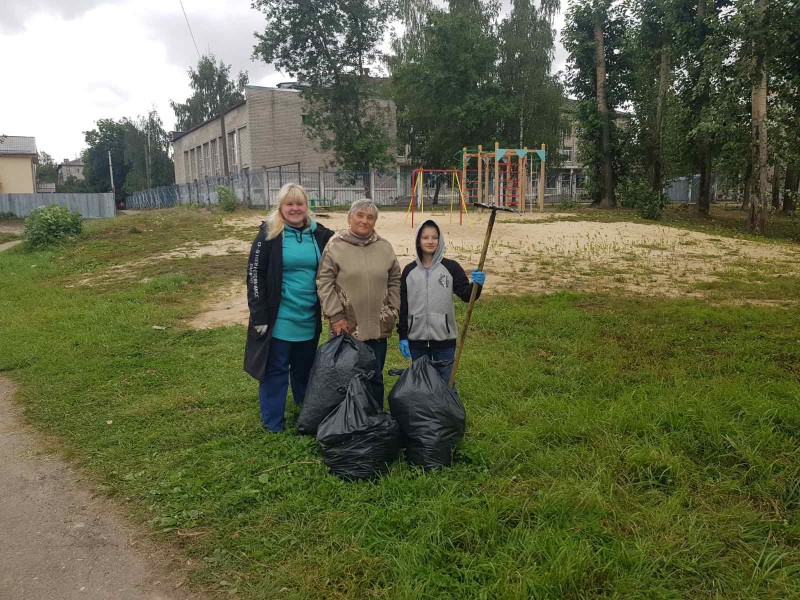 Первый экосубботник в ТОС поселка Комсомольский