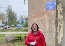 В поселке Новое Доскино прошел субботник