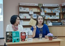 Жители ТОС им. Н.А.Зайцева на встрече с писателями