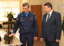 Олег Лавричев ознакомился с работой военного учебного центра  при ННГУ имени Н.И. Лобачевского