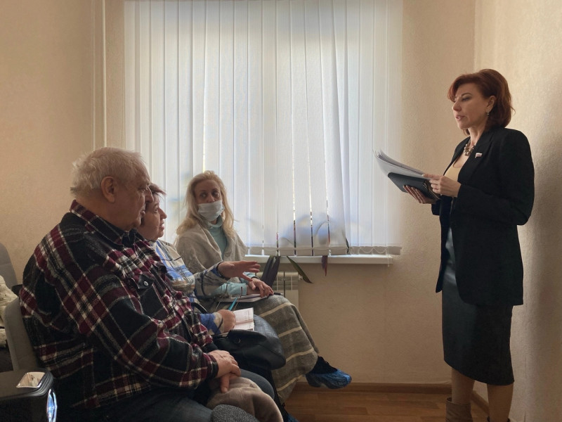 Оксана Дектерева провела отчетную встречу с жителями избирательного округа №27
