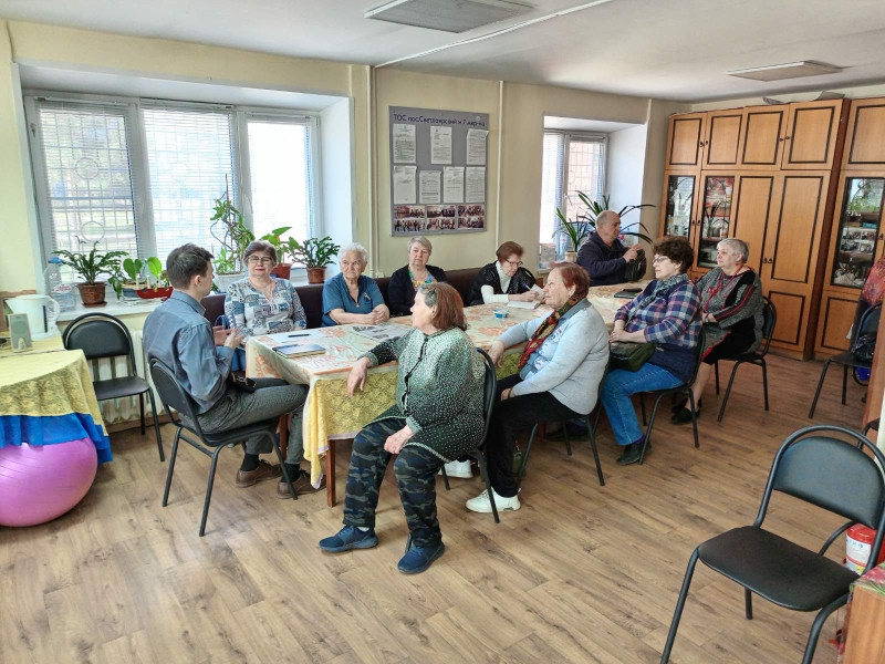 Встреча с психологом жителей ТОС поселка Светлоярский и 7-го микрорайона