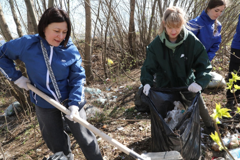 Инна Ванькина принял участие в субботнике