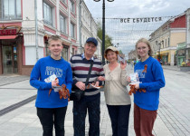 По инициативе Марии Самоделкиной стартовала акция «Георгиевская ленточка»