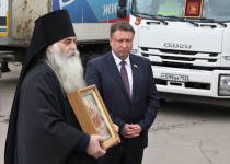 Очередная партия гуманитарного груза массой около 40 тонн отправляется в зону СВО