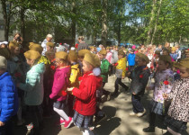 Памятное мероприятие, посвященное Дню Победы, состоялось у стелы памяти политбойцов Великой Отечественной войны 1941−1945 гг.