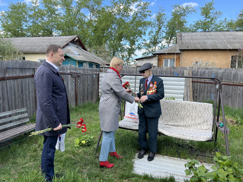 Поздравление участников и ветеранов Великой Отечественной войны Сормовского района