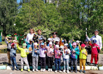 Мероприятие в рамках проекта «Дорога и дети — 2023» для дошкольников прошло на территории ТОС №6