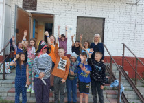 На территории ТОС №16 поселка Мостоотряд прошло мероприятие для детей