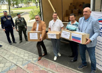 Депутаты городской Думы передали военнослужащим гуманитарный груз
