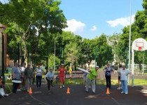 Спортивное занятие в рамках проекта «Спорт в каждый двор» прошло на территории ТОС №1