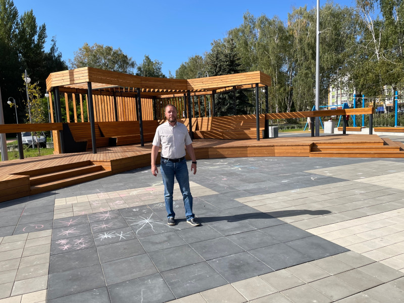 Николай Чернышов проверил качество благоустройства общественных пространств в Приокском районе