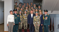 Встреча с волонтерами военно-патриотического лагеря «Хочу стать десантником».