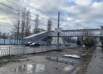 Надземный пешеходный переход на участке Сормовского шоссе (10)