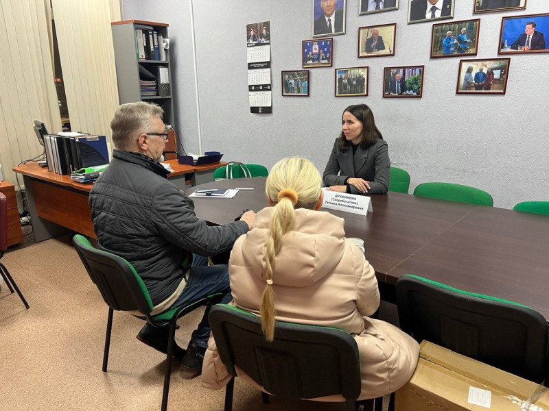 Татьяна Дружинина провела тематический прием граждан по вопросам ЖКХ