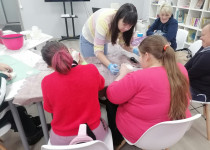 Мастер-класс по созданию фигур из гипса в ТОС квартала Энгельса и бульвара Юбилейный