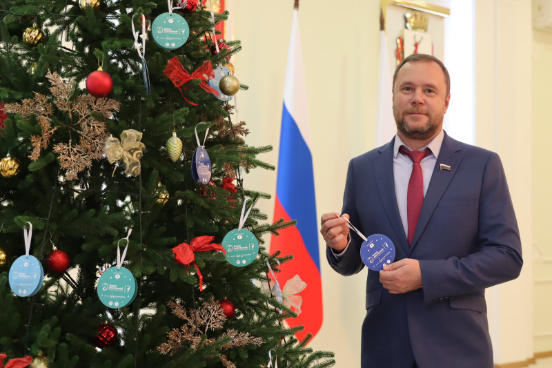 Николай Чернышов подарит ребенку гамак для йоги в рамках всероссийской акции «Елка желаний»