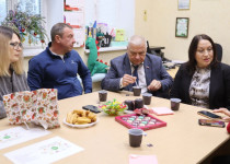 Встреча членов Совета ТОС №14 поселка Новое Доскино с депутатом городской Думы города Нижнего Новгорода В.Э. Тарасовым