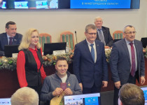 Романа Пономаренко наградили медалью за заслуги в правозащитной деятельности
