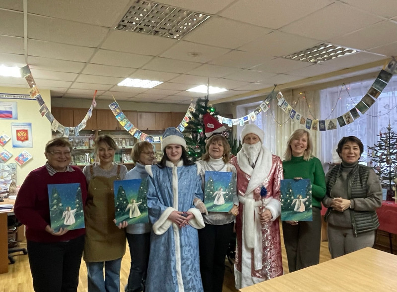 В канун Рождества в библиотеке им. А.И. Герцена состоялся  волшебный праздник!