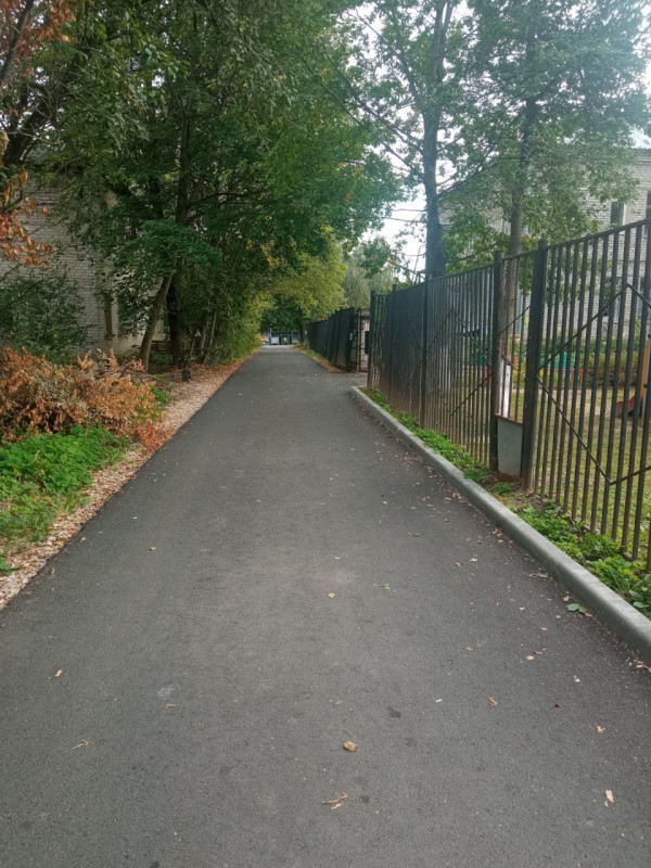 Ремонт дороги и парковки у детского сада №277