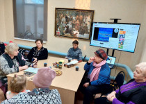 Литературная гостиная открыла свои двери для жителей в ТОС № 14 посёлка Новое Доскино
