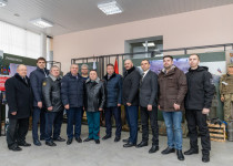 Олег Лавричев вместе с участниками коллегии ГУФССП по Нижегородской области посетил  первый российский передвижной интерактивный музей СВО «Завтра зависит от нас!»