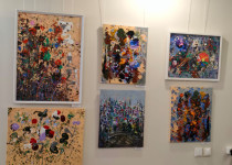 Жители ТОС № 5 посетили художественную выставку в библиотеке «Центр семейного чтения»