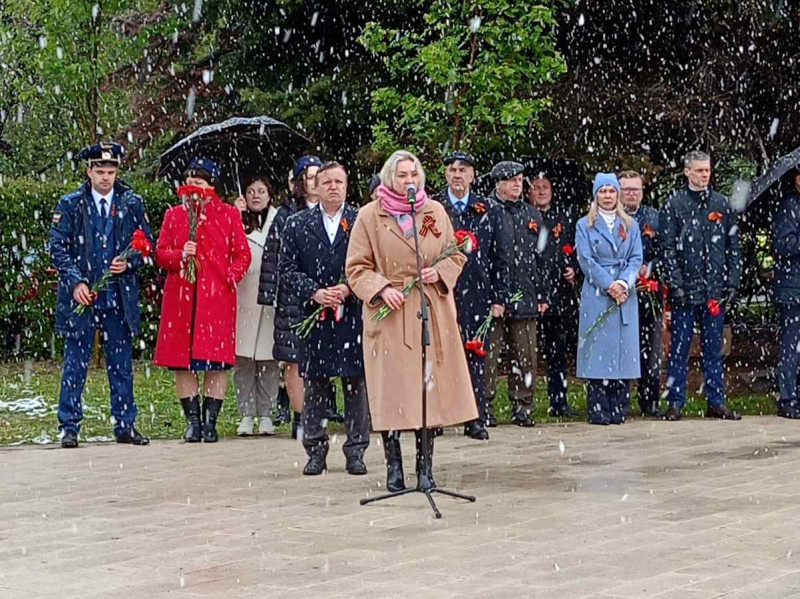 Митинг, посвященный Дню Победы, прошел в Московском районе
