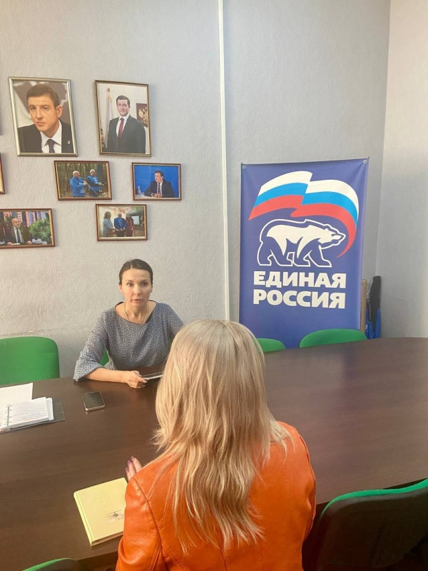 Оксана Смолина провела прием граждан