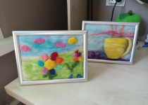 В ТОС № 4 прошел мастер-класс по сухому валянию «Летнее настроение»