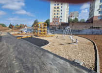 Ольга Балакина проверила ход благоустройства Касьяновского оврага