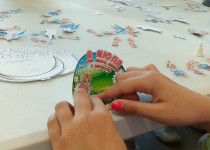 Библиотека «Центр семейного чтения» и ТОС № 5 провели мастер-класс, посвященный Дню семьи, любви и верности