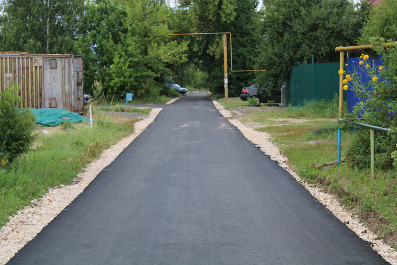 Ремонт дороги по ул.Янтарная