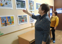 В ТОС микрорайона «Орджоникидзе» открылся зимний вернисаж