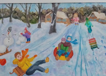 В ТОС микрорайона «Орджоникидзе» открылся зимний вернисаж