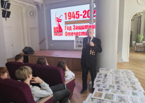 Урок мужества в рамках проекта ТОС №6: «Кинолекторий Победы»