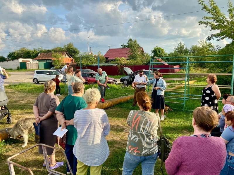 Оксана Смолина встретилась с жителями частного сектора избирательного округа №10