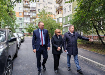 Ольга Балакина оценила качества ремонта тротуаров в Верхних Печерах