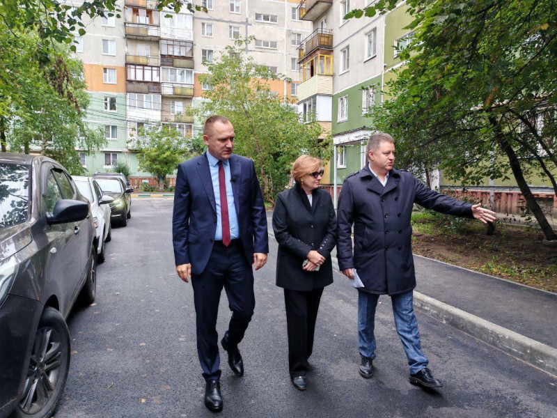 Ольга Балакина оценила качества ремонта тротуаров в Верхних Печерах